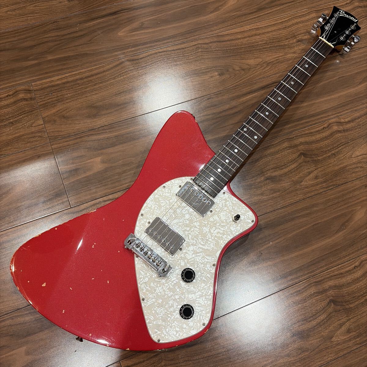 Burny H-65 シャチ　くじら BURNY H-65 RED シャチ エレキギター HIDE FERNANDES クジラ