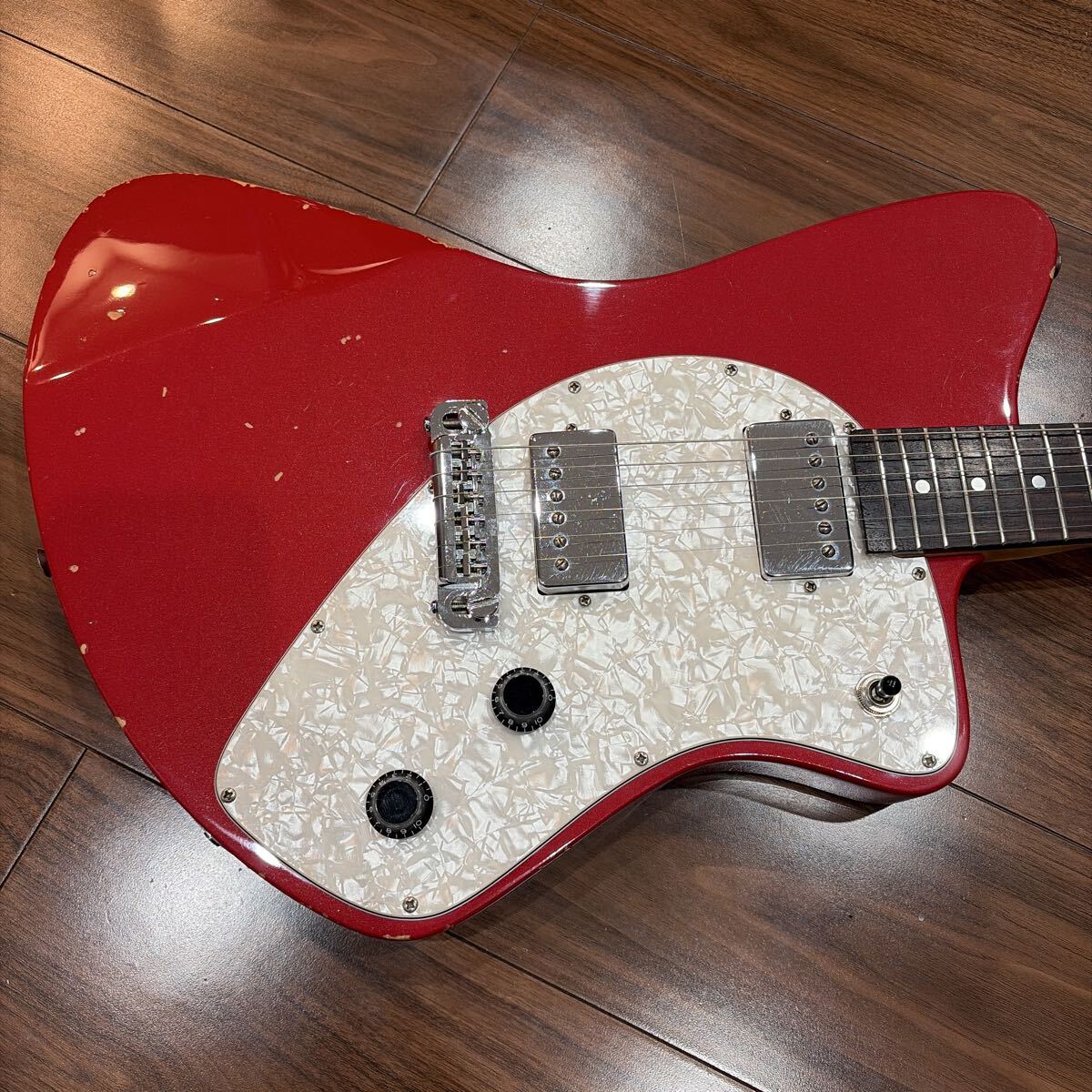 BURNY H-65 RED シャチ エレキギター HIDE FERNANDES クジラ