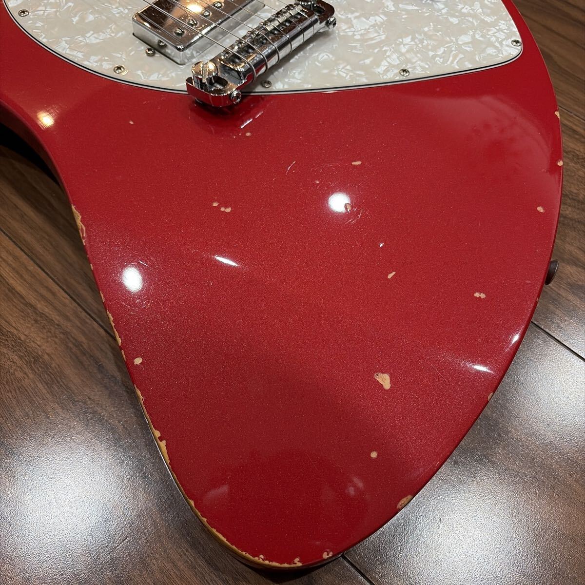 BURNY H-65 RED シャチ エレキギター HIDE FERNANDES クジラ