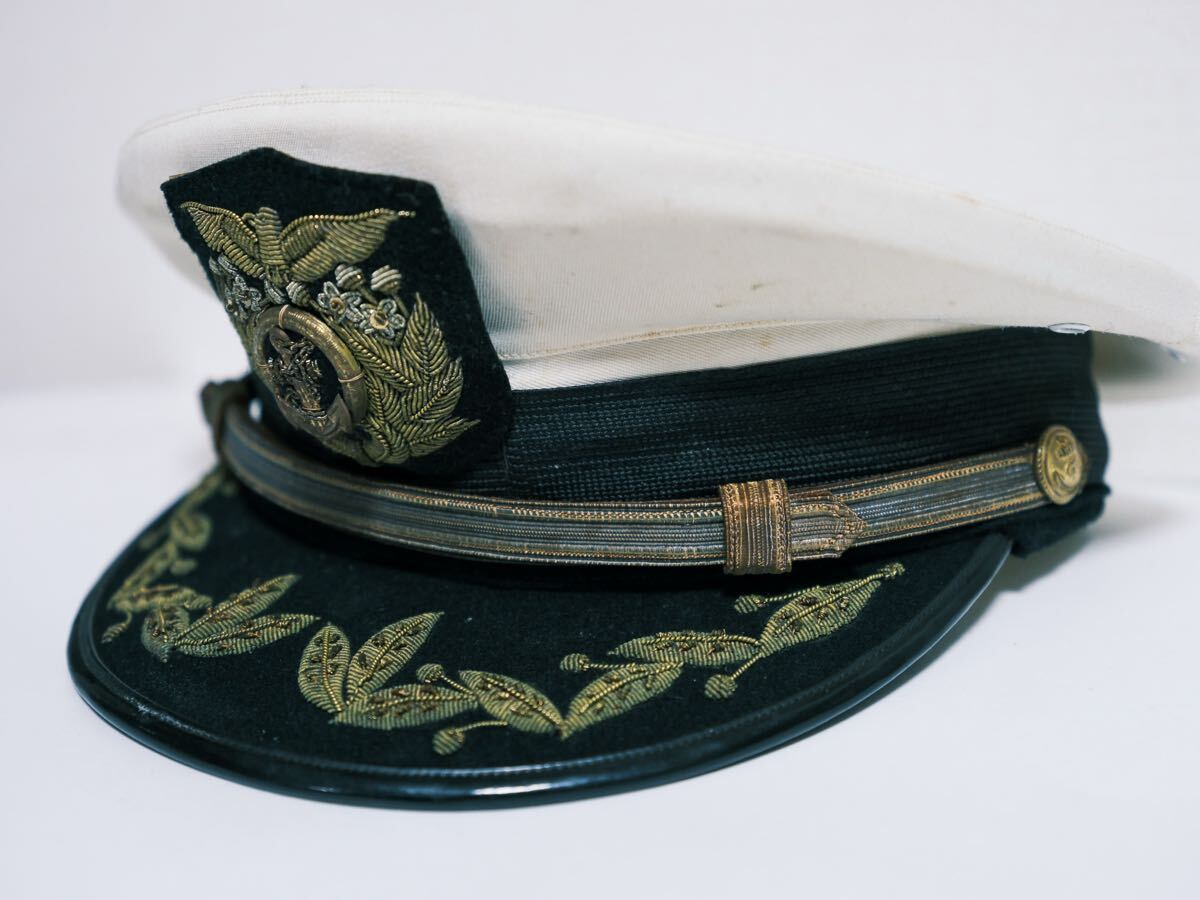海上自衛隊 海上警備隊 佐官 50s～60s幹部用制帽 海自 制服 制帽 海軍