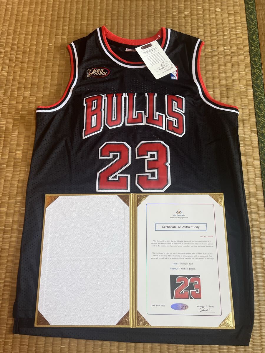 NBA シカゴ・ブルズ マイケル・ジョーダン 直筆サイン入りユニフォーム
