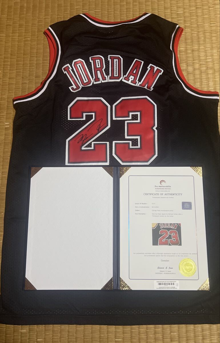 NBA シカゴ・ブルズ マイケル・ジョーダン 直筆サイン入りユニフォーム