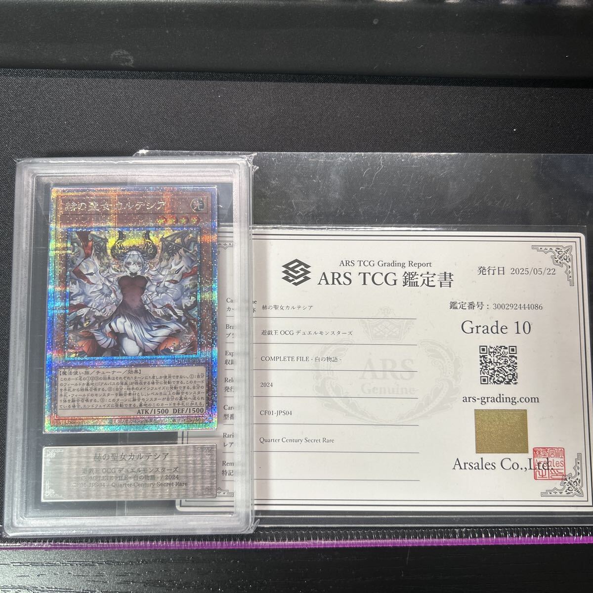 遊戯王 赫の聖女カルテシア イラスト違い 絵違い ARS10 CF01-JPS04