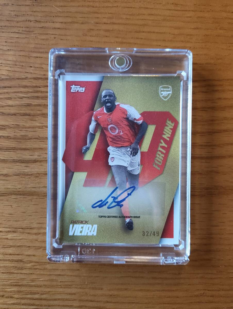 49枚限定 Topps 23/24 ARSENAL TEAM SET「CAST IN GOLD」autograph