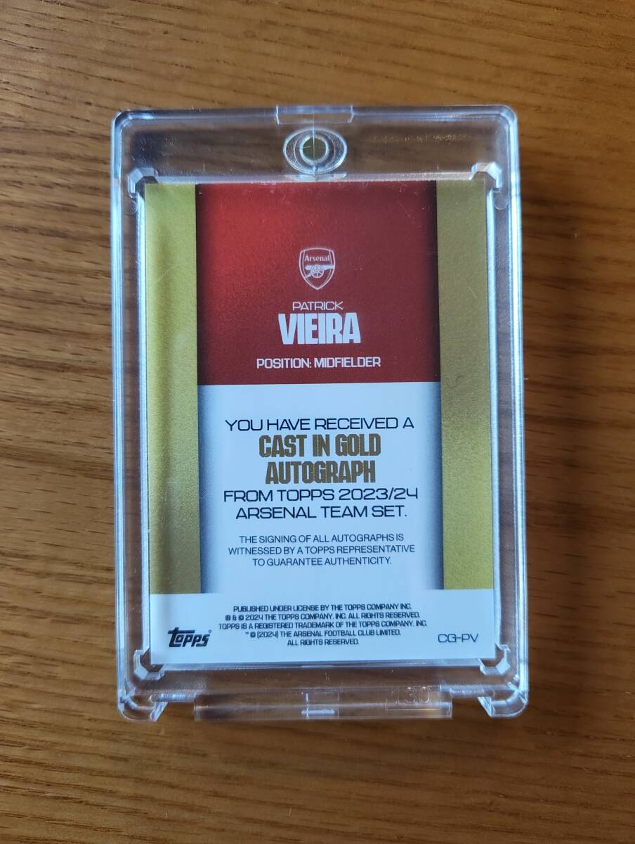 49枚限定 Topps 23/24 ARSENAL TEAM SET「CAST IN GOLD」autograph