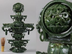 香炉 翡翠のYahoo!オークション(旧ヤフオク!)の相場・価格を見る