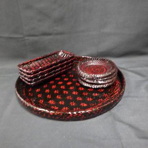 籃胎漆器 盆のYahoo!オークション(旧ヤフオク!)の相場・価格を見る 