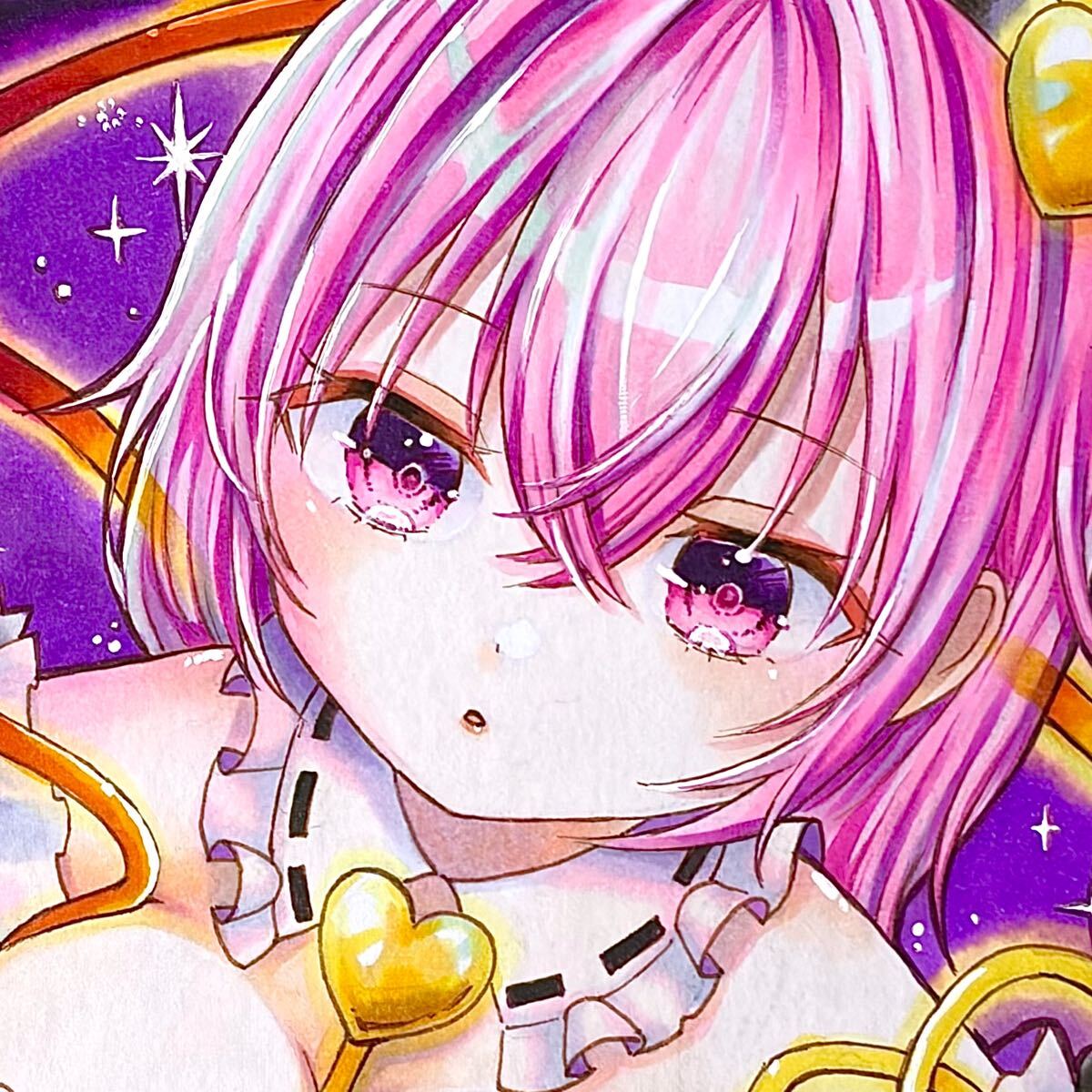 原画】 同人手描きイラスト 手描きイラスト 古明地さとり 東方Project