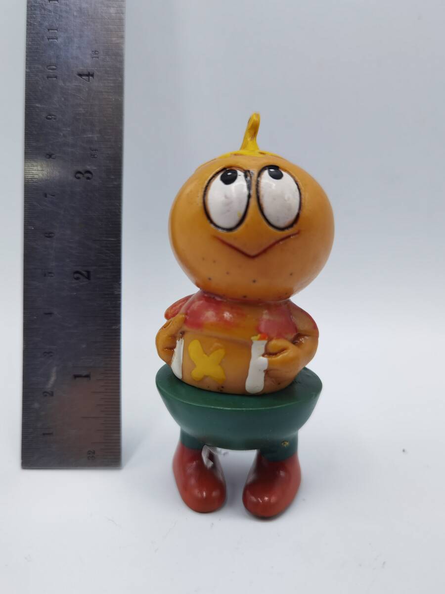 B12： チビラくん ペンダント 10cm 【ブルマァク 当時物 ソフビ 円谷