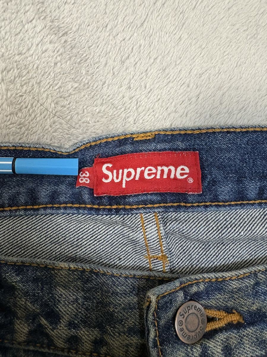 激レア 希少サイズ 38 XXL 美品 1円～ 23FW Supreme Distressed Loose 