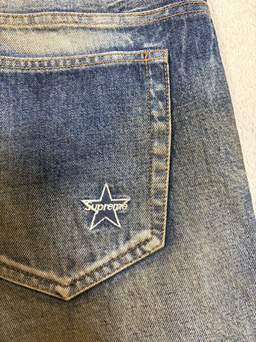 激レア 希少サイズ 38 XXL 美品 1円～ 23FW Supreme Distressed Loose 