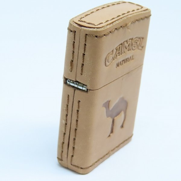 ZIPPO/ジッポー CAMEL/キャメル NATURAL レザー/革巻き 2014年製 /UPK