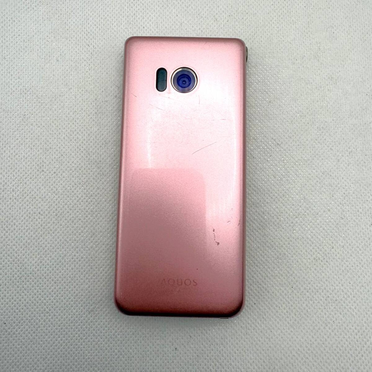 Y1235☆SH-01J AQUOS ケータイ Pink ガラケー 本体 ドコモ 希少 ピンク