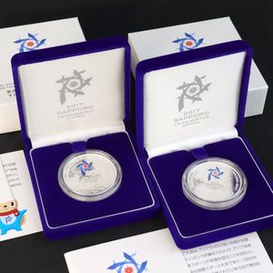 第8回アジア冬季競技大会記念 純銀(セット)の中古価格は12,515円