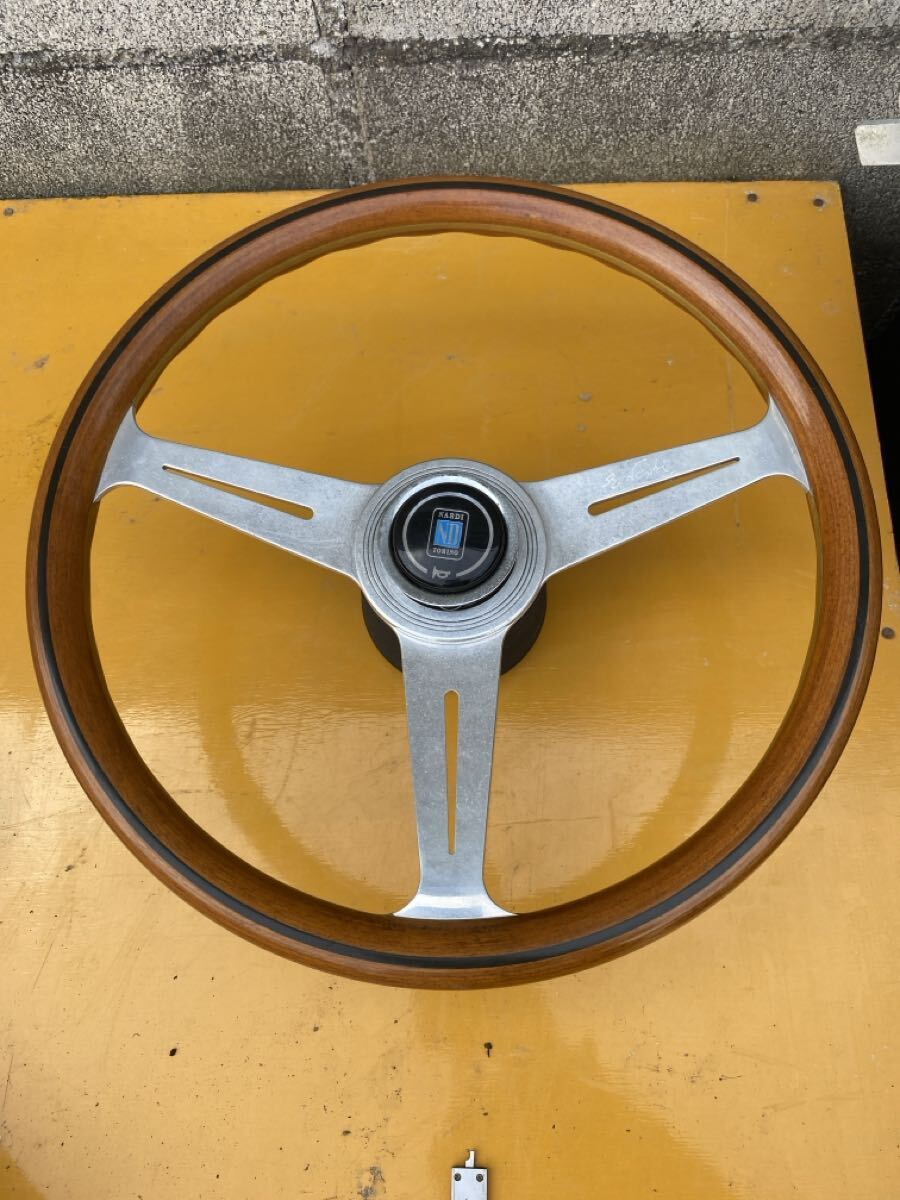 ナルディ NARDI ウッドステアリング ハンドル トヨタ ハイエース 旧車