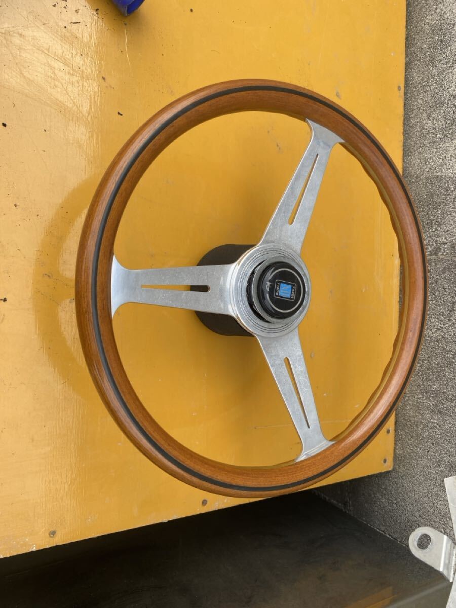 ナルディ NARDI ウッドステアリング ハンドル トヨタ ハイエース 旧車