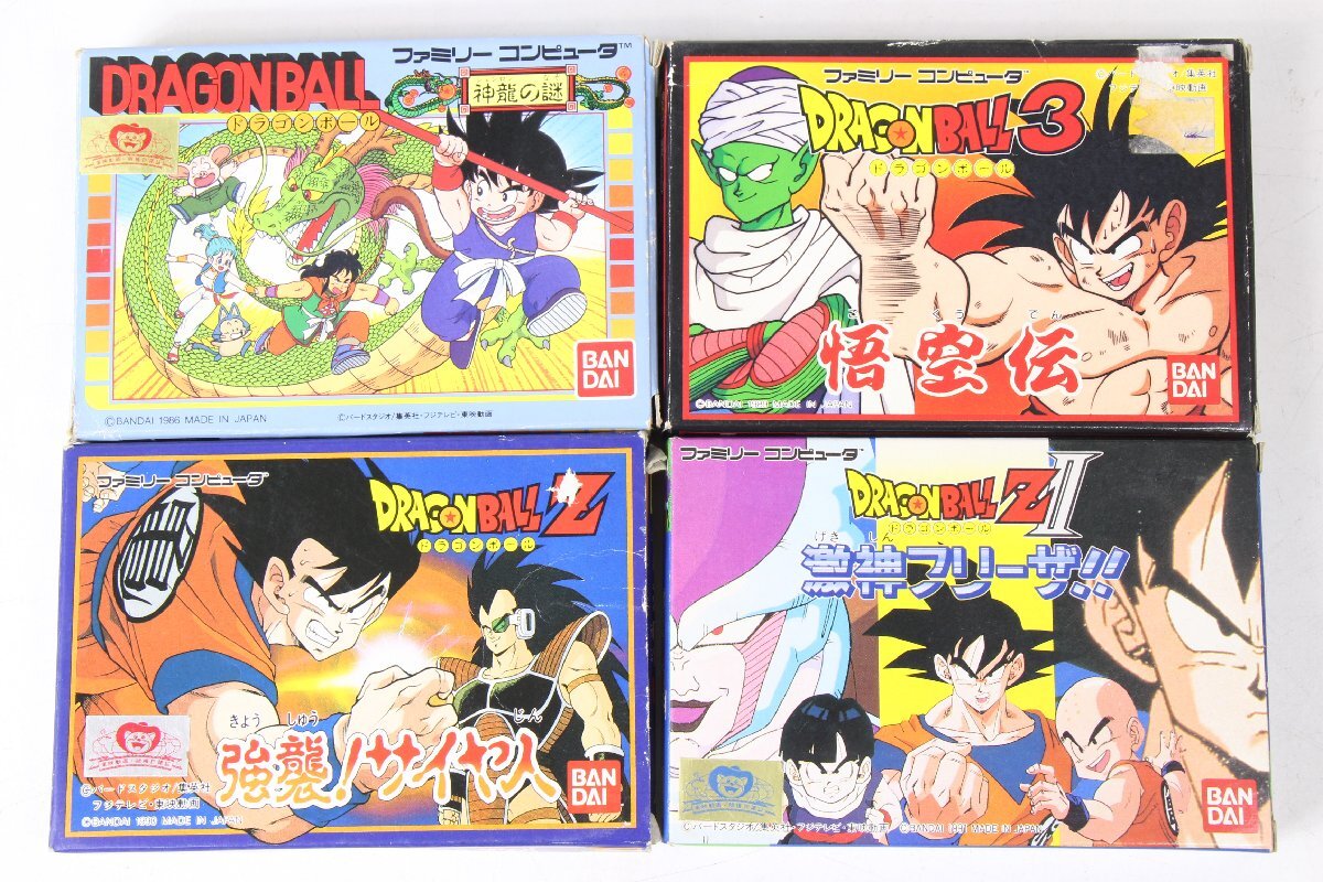 外箱/説明書付き】 ドラゴンボール [1][3][Z][Z2] セット◎ ファミコン
