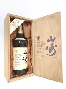サントリー 山崎 12年 木箱のYahoo!オークション(旧ヤフオク!)の相場