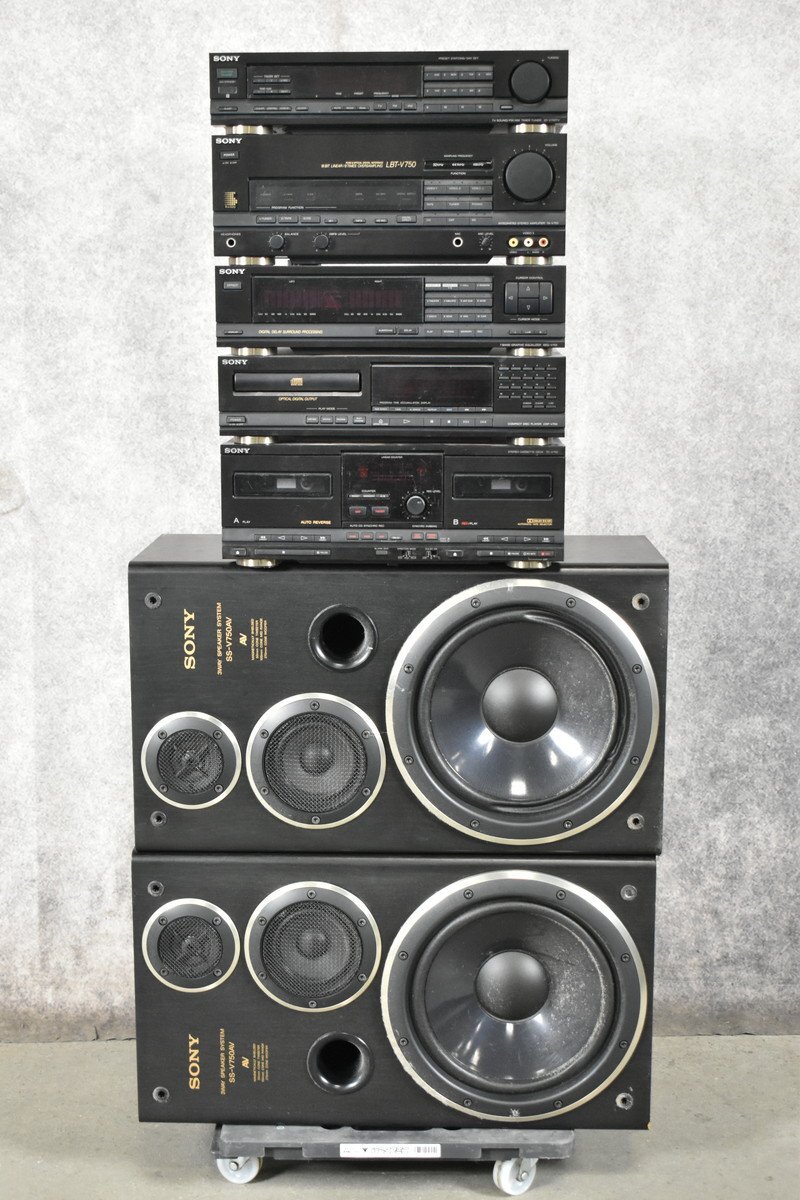 G】SONY ST-V750TV/TA-V750/SEQ-V750/CDP-V750/TC-V750/SS-V750AV