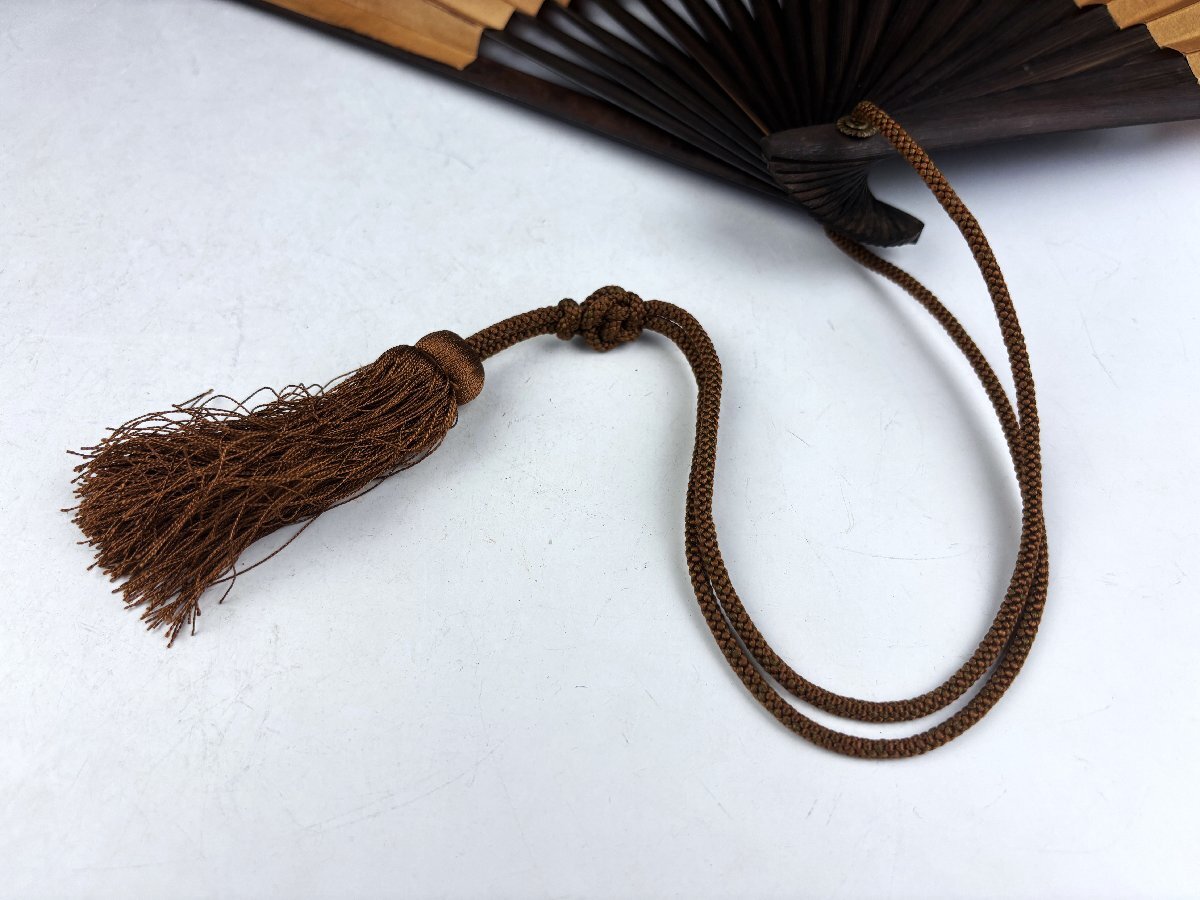 時代物 京都秋保製 元禄武家鉄扇 軍扇 武人扇子 暗器 234g 共箱 茶道具