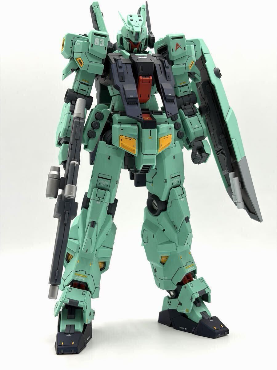 改修塗装済み完成品 RGM-88X ジェダ アムロ専用機 海外製 検)BANDAI MG