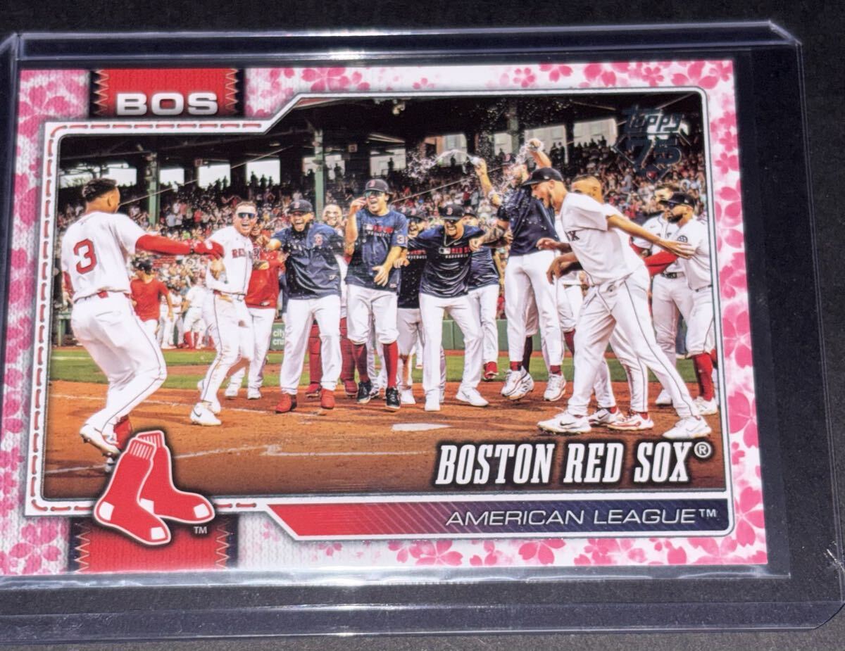 2026 TOPPS SERIES 1 japan edition Boston Red Sox Cherry blossom