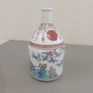 サントリー ピュアモルトウイスキー 山崎12年 有田焼 染付牡丹唐草亥絵