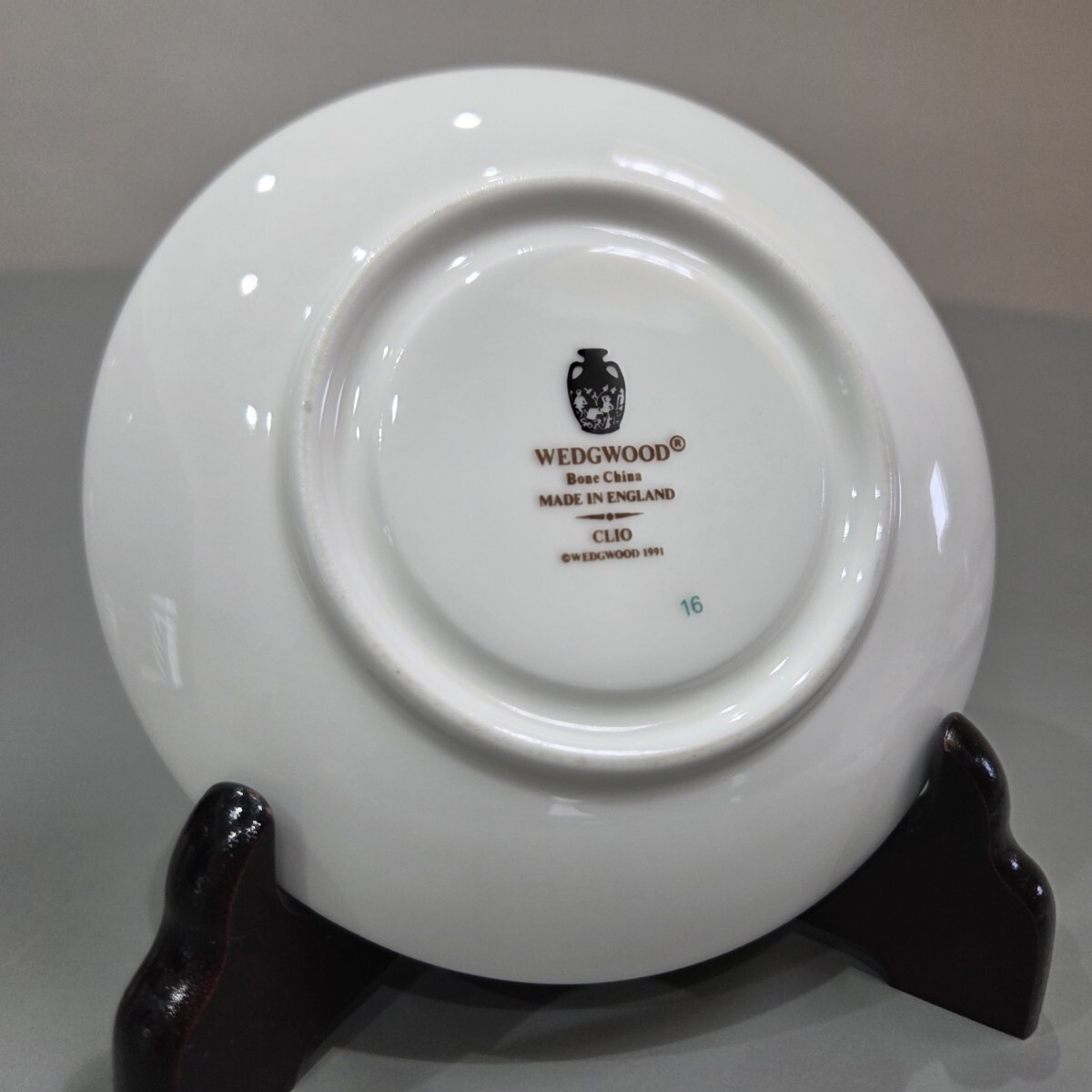 4☆ WEDGWOOD ウェッジウッド CLIO クリオ デミタス カップ&ソーサー