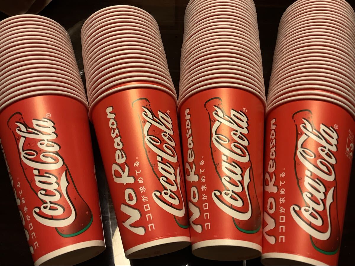 KAZU 持ち上げ瓶コカコーラ　レトロ紙コップ使用 コカコーラ☆紙コップ☆非売品☆コップ☆カップ☆アンティーク☆レア