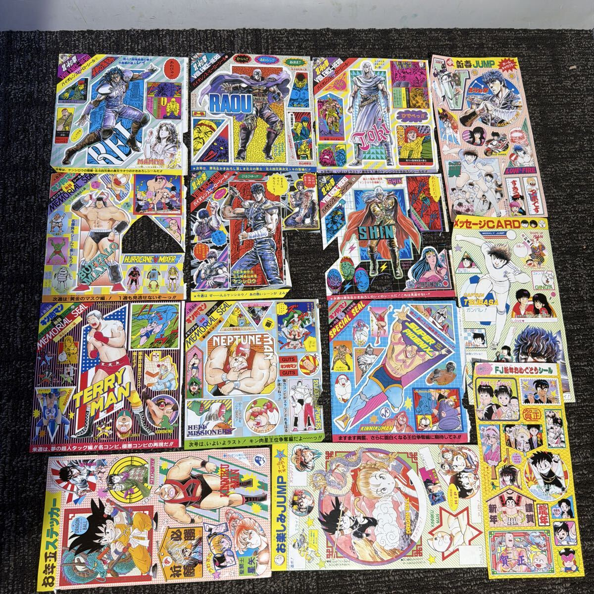 ya4235 週刊少年ジャンプ 付録? セット ※糊無し ステッカー シール ya4235 週刊少年ジャンプ 付録? セット ※糊無し ステッカー シール