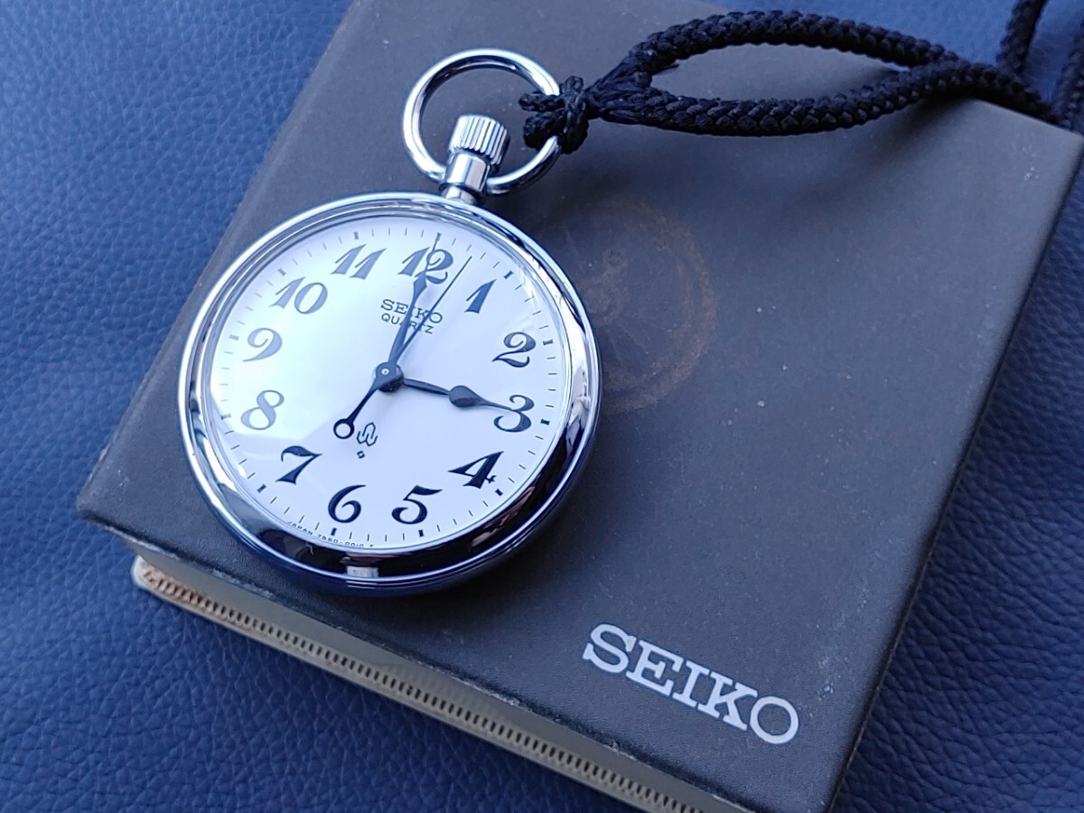 稼働中】国鉄動輪マーク刻印あり SEIKO セイコー 鉄道時計 懐中時計