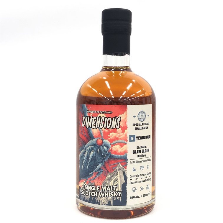 GLEN ELGIN グレンエルギン ウイスキー スコッチ DIMENSIONS 9年 700ml
