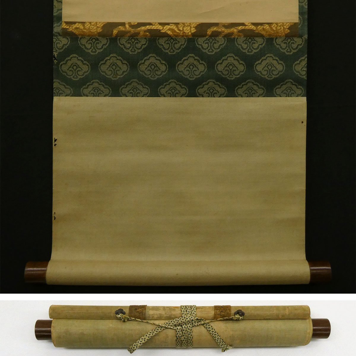 真作】喜聞「松尾芭蕉 俳句短冊 (夏木立)」 1幅 古筆 古文書 古書 能書