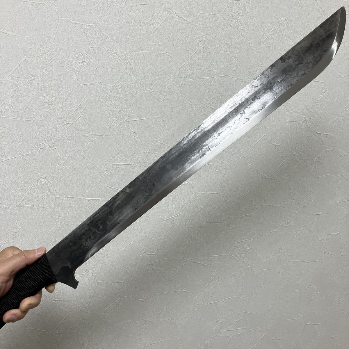 大型74cm】サバイバルナイフ 模造刀 高炭素鋼 鉄味抜群 山刀 剣鉈