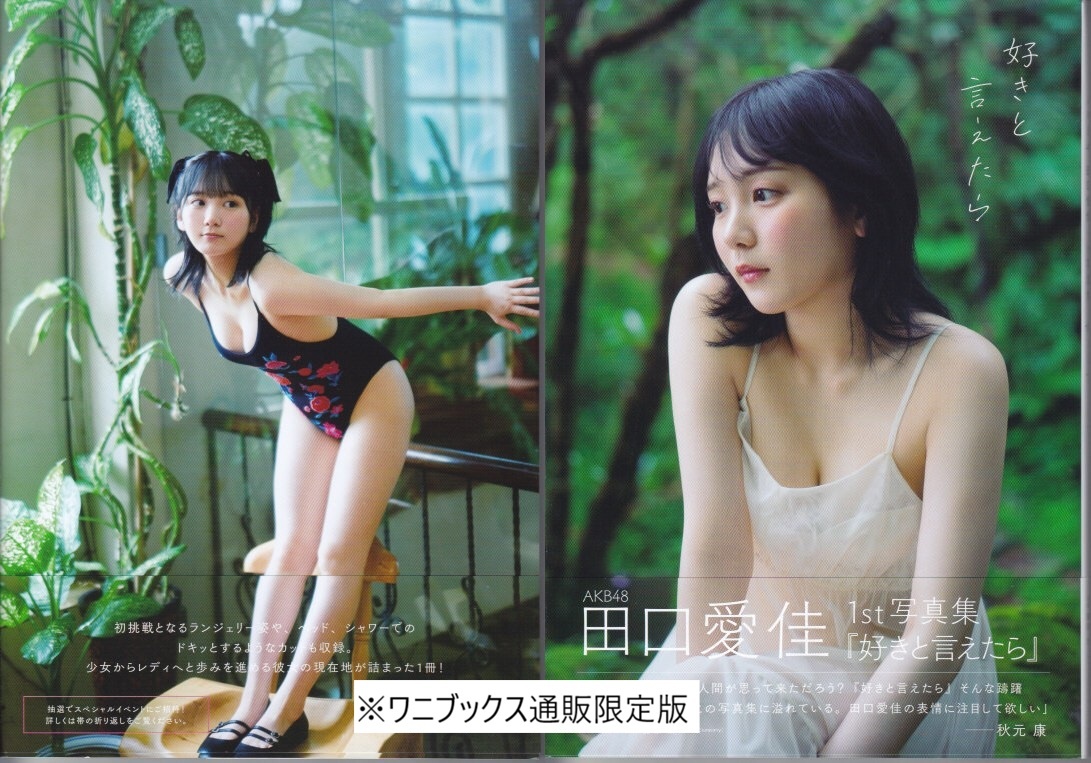 田口愛佳(AKB48) 直筆サイン入り！ワニブックス限定/1st写真集「好きと