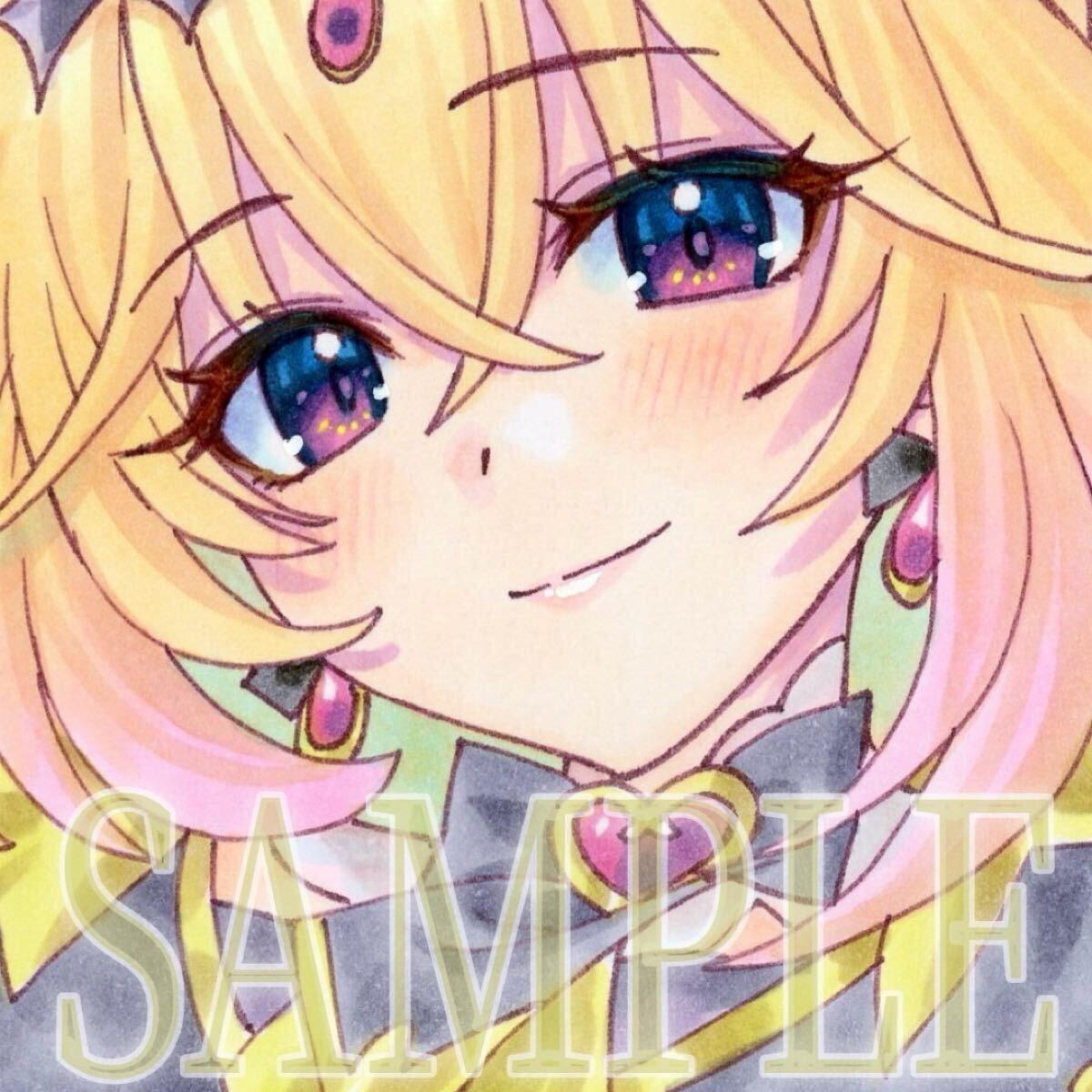 同人手描きイラスト ◇ 名探偵プリキュア ◇ キュアアルカナ・シャドウ