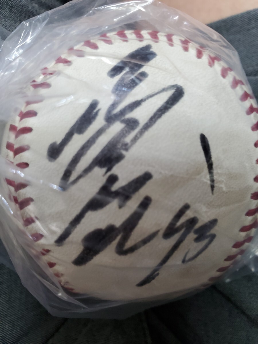 プロ野球 読売巨人軍 ジャイアンツ 橋上秀樹監督代行直筆サインボール