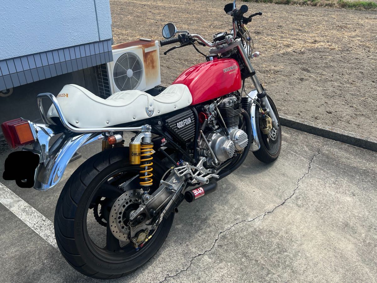 ヨンフォア チョビ三 猫背 シート cb400f 398 408 ホンダ HONDA チョビ