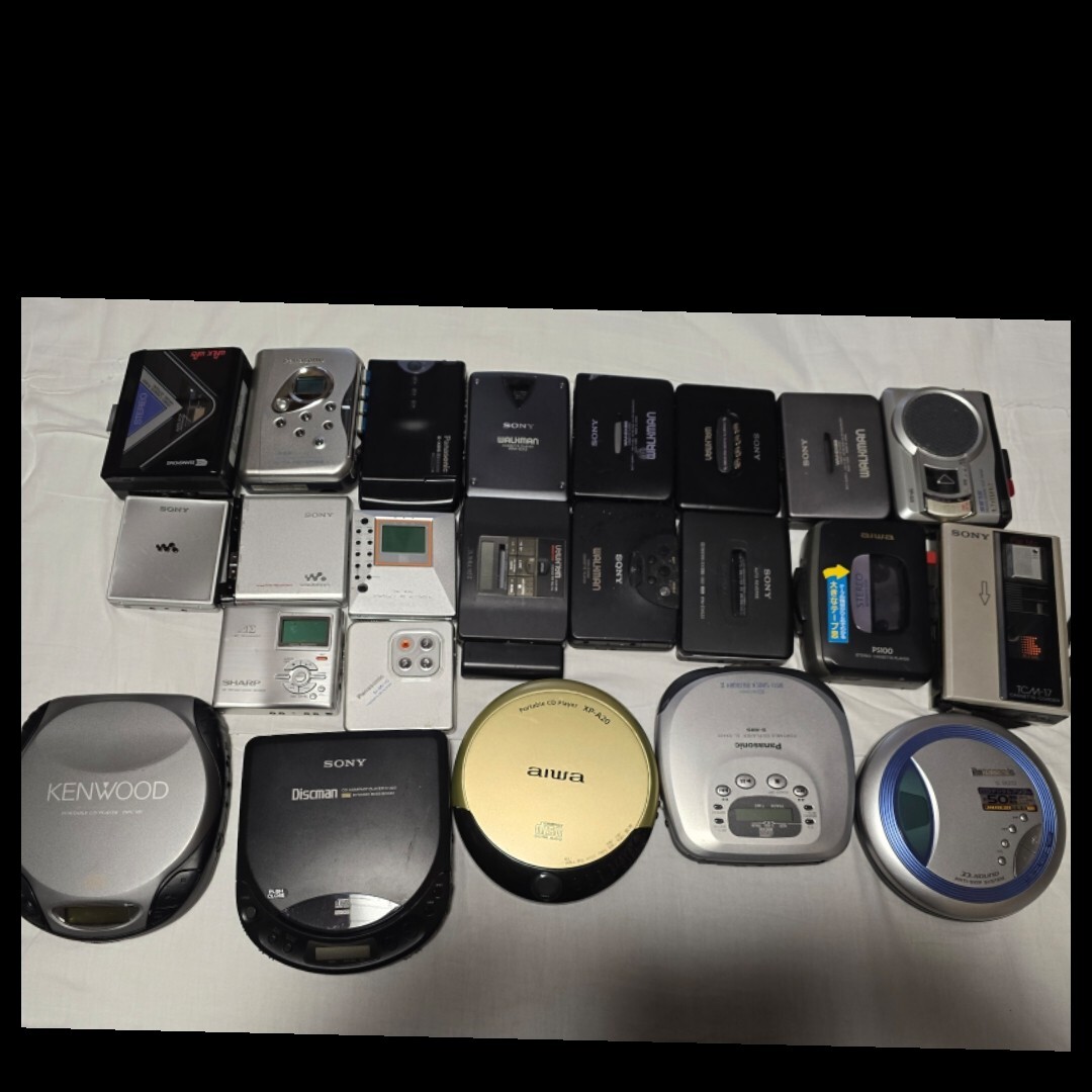 WALKMAN sony aiwa ジャンク　本体　まとめ aiwa カセットウォークマンの値段と価格推移は？｜14件の売買データ