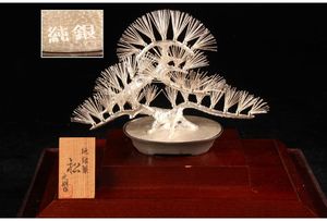 純銀製 松 置物の値段と価格推移は？｜50件の売買データから純銀製 松