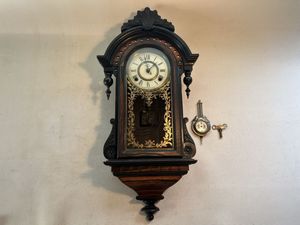 ゼンマイ式 振り子時計のYahoo!オークション(旧ヤフオク!)の相場・価格