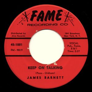 440位 James Barnett / Keep On Talking ♪ Take A Good Look (Fame)