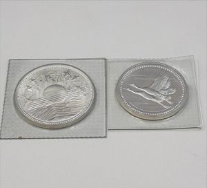 皇太子殿下御成婚 純銀(セット)の中古価格は13,996円｜記念硬貨の新品