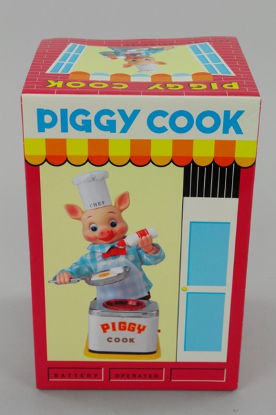 美品□復刻版PIGGY COOKピギーコック/限定3000/ブリキおもちゃ(動物