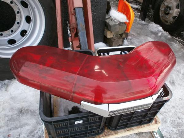 希少 パトライト ブーメラン型回転灯 赤 右翼 街宣車 デコトラ(ライト 