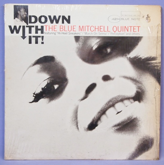 即決■VAN刻印&耳有★BLUE MITCHELL/DownWithItオリジBLUE NOTE