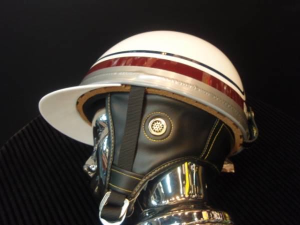 コルク半 CORK HELMET 旧車 ヘルメット P白/赤(フリーサイズ)｜売買