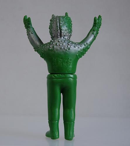 当時☆旧バンダイ ミニソフビ 死神カメレオン 仮面ライダー 怪人(怪人 