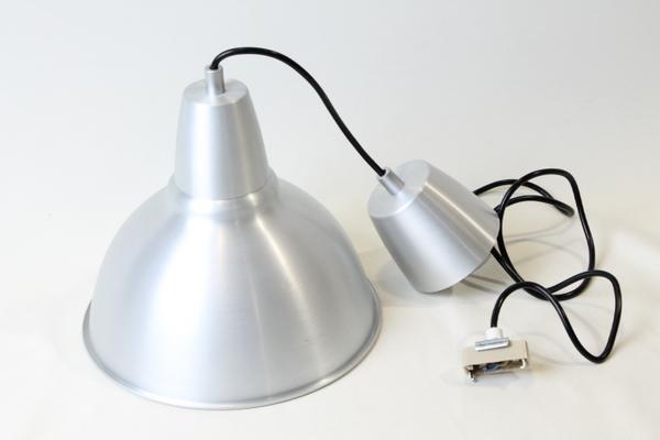 中古□イケア IKEA ペンダントライト照明 TYP TO703 アルミ製(IKEA