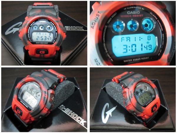 ☆鬼レア☆G-SHOCK DW-6900MC ジャミンカラー迷彩赤黒 Gショック(G